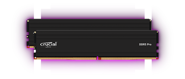 crucial DDR5 Pro メモリー Crucial Kit Pro 64GB DDR5 RAM (2x32GB), 5600MHz (ou 5200MHz